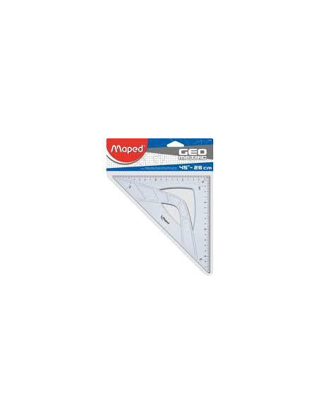 MAPED ESCUADRA GEOMETRIC 45 HIPOTENUSA 26 CM