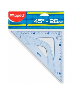 MAPED ESCUADRA 45 HIPOTENUSA 26CM