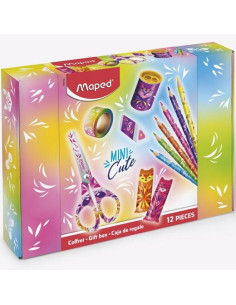MAPED ESTUCHE REGALO MINI CUTE 12 PIEZAS