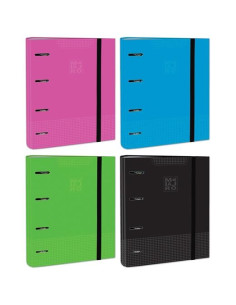 MARIOLA CARPETA ANILLAS MIXTAS 4X40MM CARPEBLOCK CRECAMBIO 100H 4 DISEÑOS SURTIDOS UNI N4