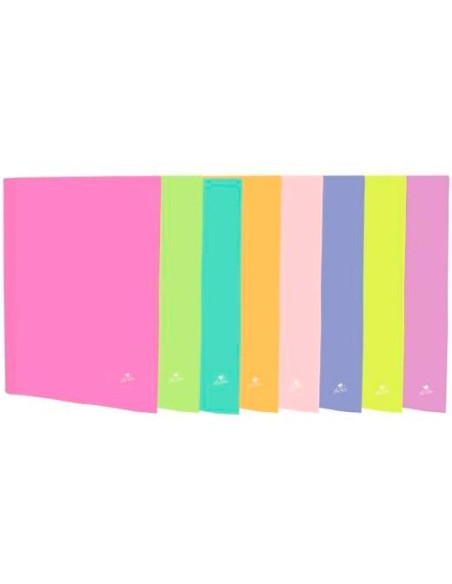 CARPETA de ANILLAS MARIOLA PASTEL CARTON FORRADO PLASTIFICADO MATE F 4 an 40mm EXPOSITOR de 12