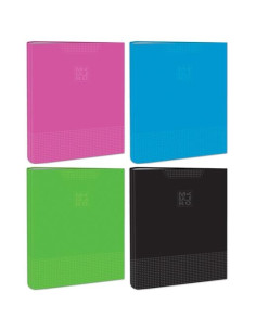 MARIOLA CARPETA ANILLAS MIXTAS 4X40MM FOLIO 4 COLORES SURTIDOS UNI N3