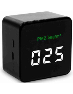 MEDIDOR PORTÁTIL DETECTOR DE CONTAMINACIÓN INDICADOR CALIDAD DEL AIRE Y DE PARTICULAS COVID 19