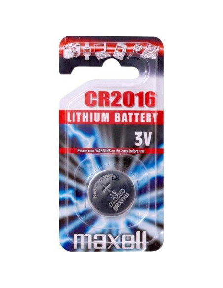 MAXELL PILAS PLANAS DE LITIO 3V - CR2016