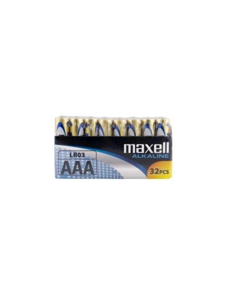 MAXELL PILAS ALCALINAS AAA - LR03- PACK 32 UDS