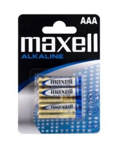 MAXELL PILAS ALCALINAS AAA - LR03- PACK 4 UDS