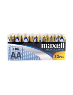 MAXELL PILAS ALCALINAS AA - LR06- PACK 32 UDS