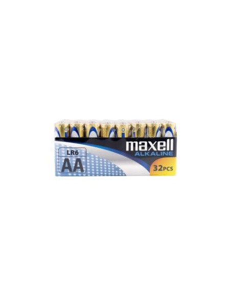 MAXELL PILAS ALCALINAS AA - LR06- PACK 32 UDS