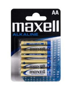MAXELL PILAS ALCALINAS AA - LR06- PACK 4 UDS