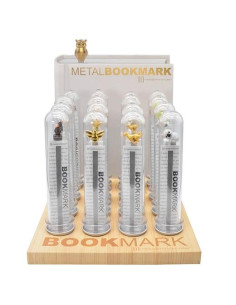 METALMORPHOSE MARCALIBROS METÁLICOS 3D EXPOSITOR 16 UD SURTIDOS