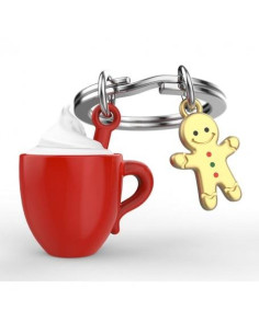 METALMORPHOSE LLAVERO VECTORBOX CWINTER TAZA COLOR ROJO