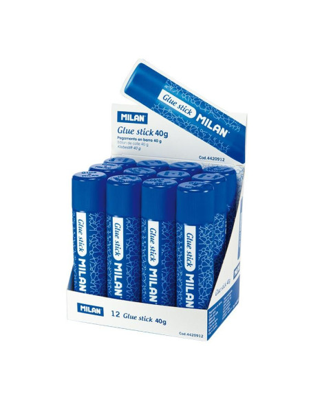 MILAN PEGAMENTO BARRA 40GR CAJA EXPOSITORA -12UD-