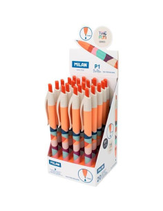 MILAN BOLÍGRAFO P1 THE FUN 624 TINTA AZUL CAJA EXPOSITORA 20 UD