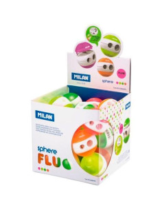 MILAN AFILALÁPICES SPHERE FLUO DOBLE COLORES SURTIDOS CUBO EXPOSITOR 24U