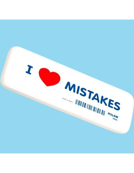 GOMA de BORRAR MILAN MIGA DE PAN I LOVES MISTAKES GRAN TAMAÑO CAJA de 6