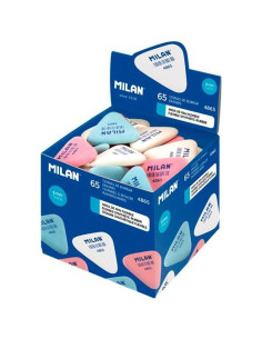 MILAN GOMA 4865 MIGA DE PAN FLEXIBLE TRIANGULAR PEQUEÑA CAJA EXPOSITORA 65 UD CSURTIDOS