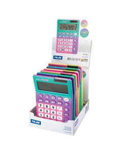MILAN CALCULADORA 12 DÍGITOS SUNSET -CAJA EXPOSITORA 6U-