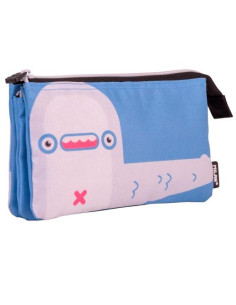 MILAN PORTATODO 5 COMPARTIMENTOS SERIE ESPECIAL ALIENS AZUL