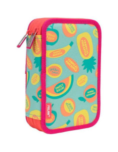 MILAN PLUMIER 2 PISOS CON CONTENIDO SERIE ESPECIAL FRUTIKIS VERDENARANJA