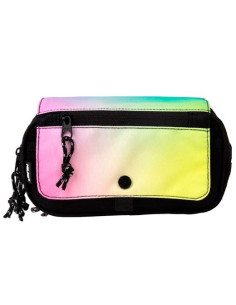 MILAN PORTATODO 4 CREMALLERAS CON SOLAPA SUNSET NEGRO