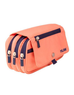 MILAN PORTATODO 4 CREMALLERAS CON SOLAPA 1918 ROSA