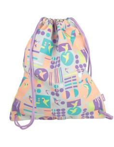 MILAN SACO PORTATODO CON TIRAS GRANDE SUGAR COLIBRÍ PASTEL ROSAGRIS