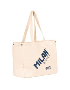 MILAN TOTE BAG GRANDE SINCE 1918 BEIGE