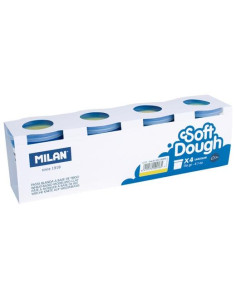 MILAN PASTA BLANDA SOFT DOUGH BOTE 116GR AMARILLO CAJA 4 UD