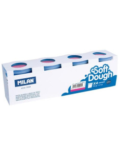 MILAN PASTA BLANDA SOFT DOUGH BOTE 116GR ROSA CAJA 4 UD