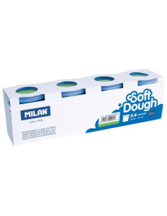 MILAN PASTA BLANDA SOFT DOUGH BOTE 116GR VERDE CAJA 4 UD
