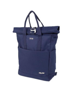 MILAN MOCHILA URBANA CCIERRE SUPERIOR ENRROLLABLE 10L SERIE 1918 AZUL MARINO