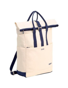 MILAN MOCHILA URBANA CCIERRE SUPERIOR ENRROLLABLE 10L SERIE 1918 BEIGE