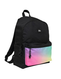 MILAN MOCHILA URBANA CLÁSICA 2 CREMALLERAS 22L SUNSET NEGRO
