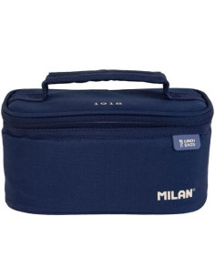 MILAN BOLSA ISOTÉRMICA PORTA ALIMENTOS PEQUEÑA 1 RECIPIENTE 15L SERIE 1918 AZUL MARINO