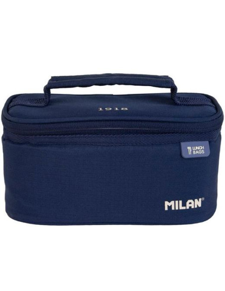 MILAN BOLSA ISOTÉRMICA PORTA ALIMENTOS PEQUEÑA 1 RECIPIENTE 15L SERIE 1918 AZUL MARINO
