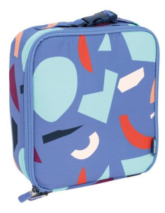 MILAN BOLSA ISOTÉRMICA PORTA ALIMENTOS 39L CON 3 RECIPIENTES SERIE ESPECIAL FUN ANIMALS AZUL