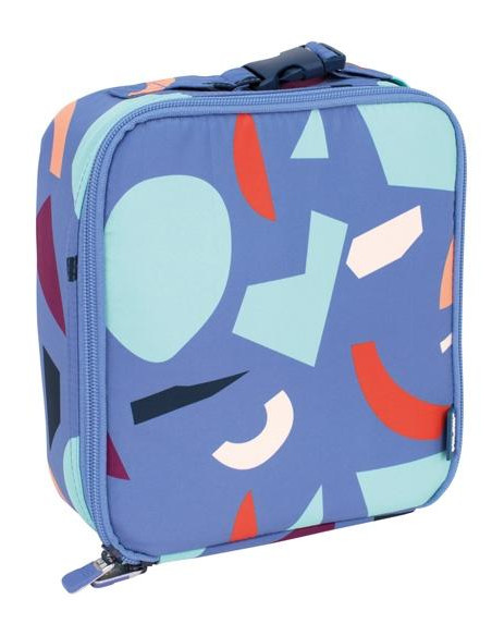 MILAN BOLSA ISOTÉRMICA PORTA ALIMENTOS 39L CON 3 RECIPIENTES SERIE ESPECIAL FUN ANIMALS AZUL
