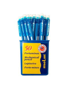 MOLIN PORTAMINAS PM320 HB 05MM BOTE 50 UD AZUL