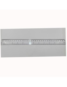 MOLIN REGLA ESCOLAR 30CM TRANSPARENTE
