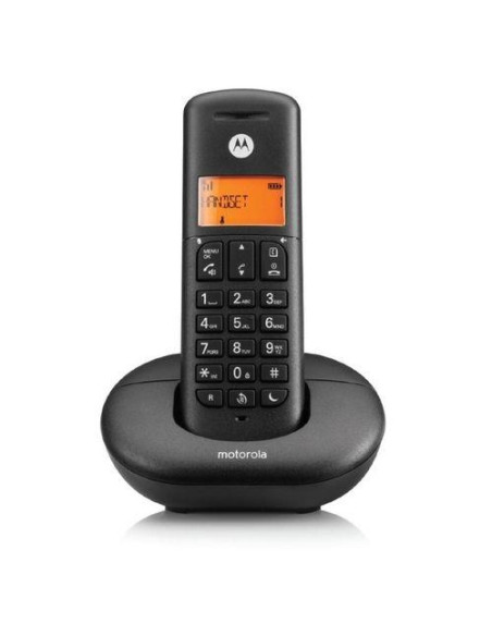 MOTOROLA TELEFONO INALAMBRICO E201 NEGRO DECT DIGITAL
