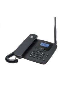 MOTOROLA TELEFONO INALAMBRICO FW410L CON SIM 4G GSM CON BATERIA AUXILIAR NEGRO