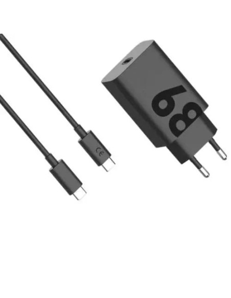 MOTOROLA CARGADOR PARED CON CABLE USB-C TURBO POWER GAN 68W