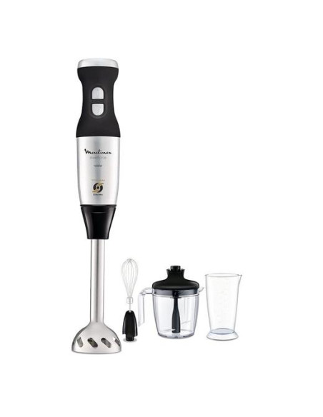MOULINEX BATIDORA DE MANO STEELFORCE 1000W NEGRO Y ACERO
