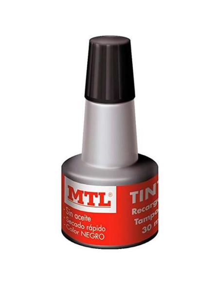 TINTA para TAMPON MTL 30 ml NEGRO