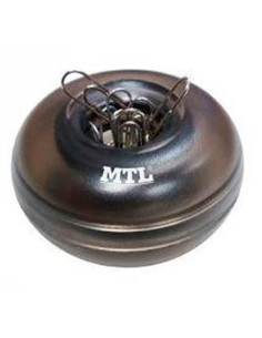 MTL PORTACLIPS IMANTADO REDONDO NEGRO TRASNLÚCIDO