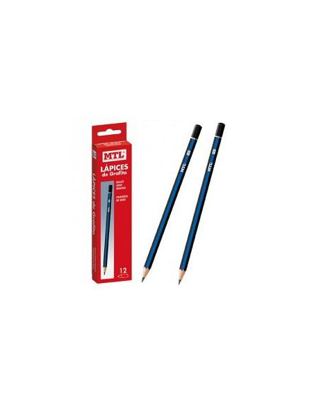 MTL LAPIZ MADERA GRAFITO HB -12U-