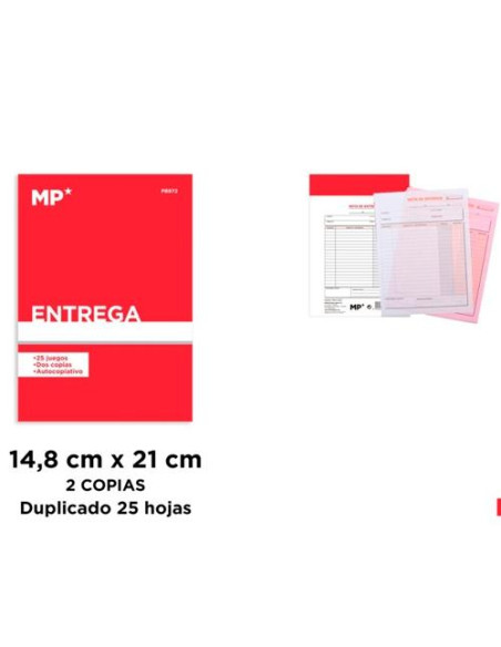 ENTREGAS CUARTO NATURAL DUPLICADO AUTOCOPIA