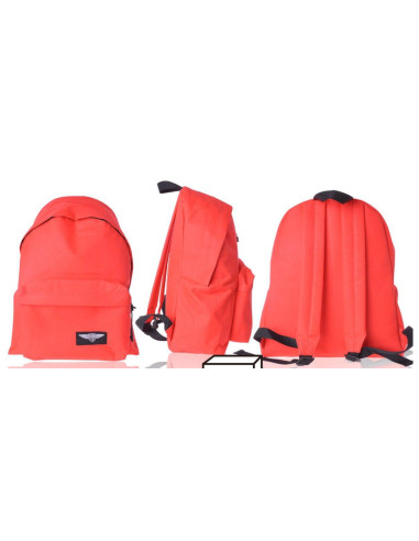 MP MOCHILA ECO GRANDE 43X35X24CM CREMALLERA ROJO