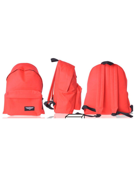 MP MOCHILA ECO GRANDE 43X35X24CM CREMALLERA ROJO
