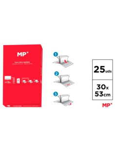 FORRO DE LIBROS ANTIRASGADO 130 MICRAS 03M AJUSTABLE CAJA 25 TRANSPARENTE